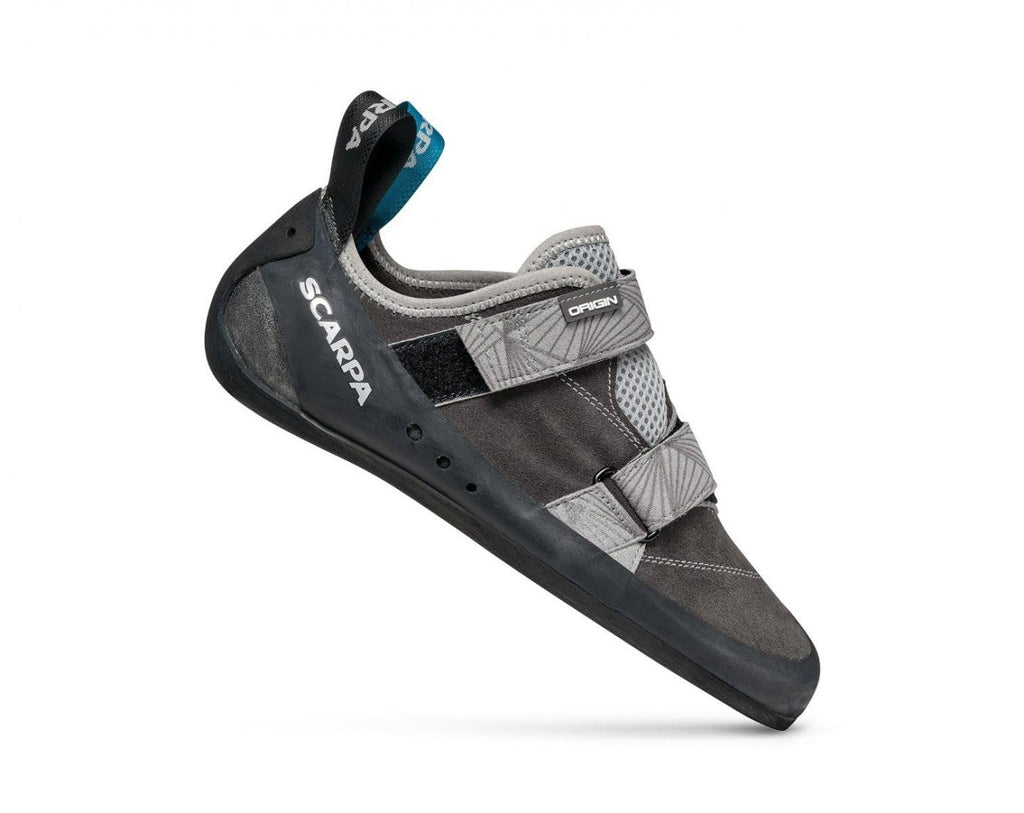 SCARPA Mens Origin Rock Climbing Shoes for Gym and Sport Climbing - Covey/Black - 8.5